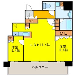 ザ・パークハウス中之島タワーの物件間取画像